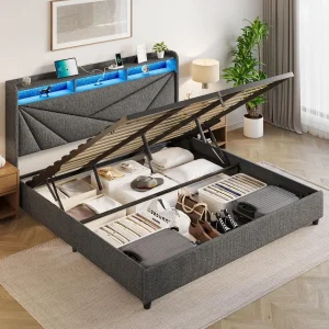King Size Bed Frame with Storage