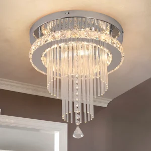 VETRULUS Modern Rain Drop Crystal Chandelier