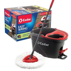 O-Cedar EasyWring Microfiber Spin Mop and Bucket