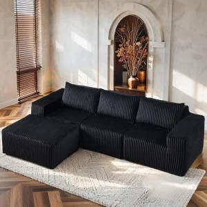 L-Shaped Modular Sectional Sofa